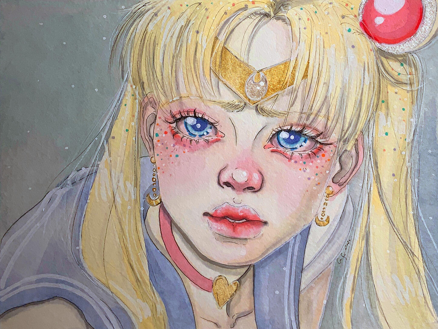 Watercolor on Paper 6”x8” 2020 Corrie Siegenthaler